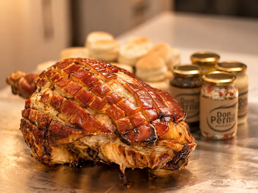 pernil de cerdo para 25 personas, entrega a domicilio